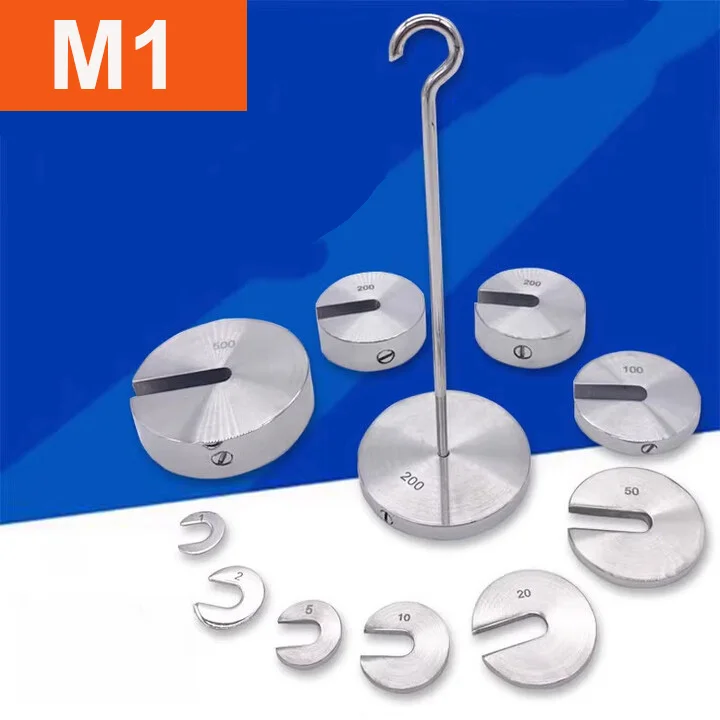 M1 Grade Stainless Steel Added Weight Hanging Weight 100mg~5kg 20pcs/Set