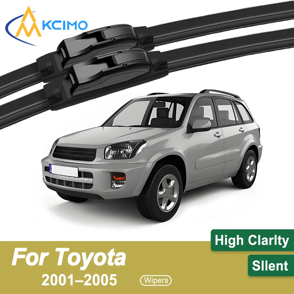 

Комплект из 2 чудовых щеток стеклоочистителя для Toyota RAV4 XA20 2001–2005 гг., всесезонные, прочные, бесшумные, для протирания, бесперебойная видимость