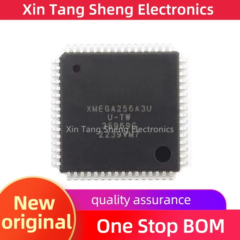 New original ATXMEGA256A3U-AU QFP64 AVR MCU chip IC microcontrol integrated chip