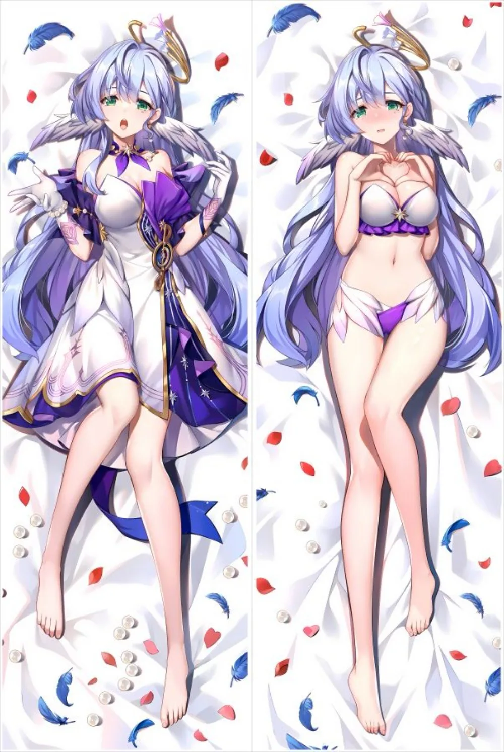 Honkai:Star Rail Robin Two-dimens Anime Game Dakimakura,Pillowcase Hugging Body,Pillow Cover ( No Filler)