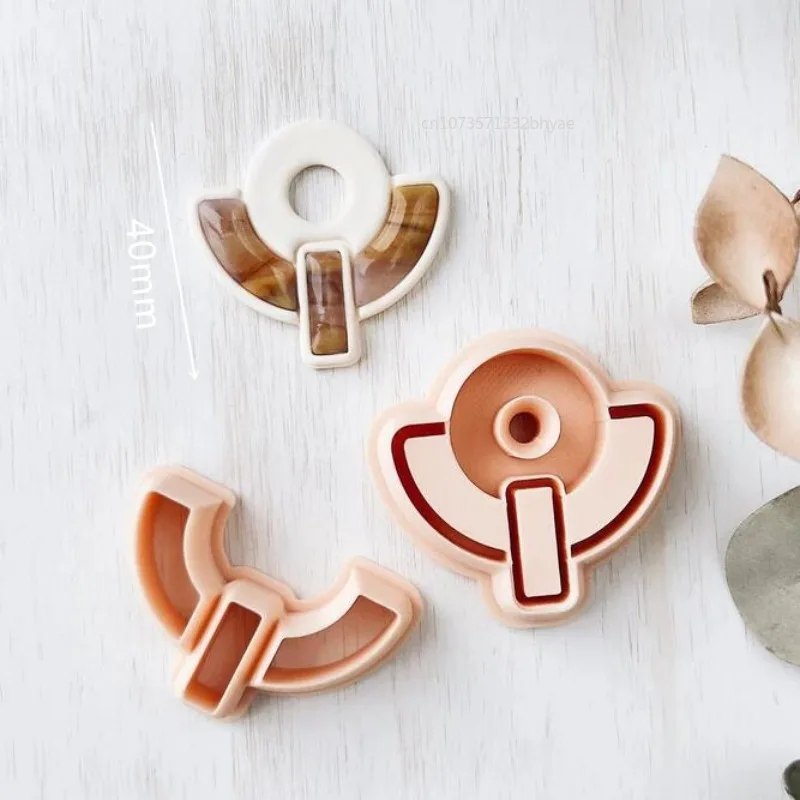 Abstract Symmetry Polymer Clay Cutters for Earrings