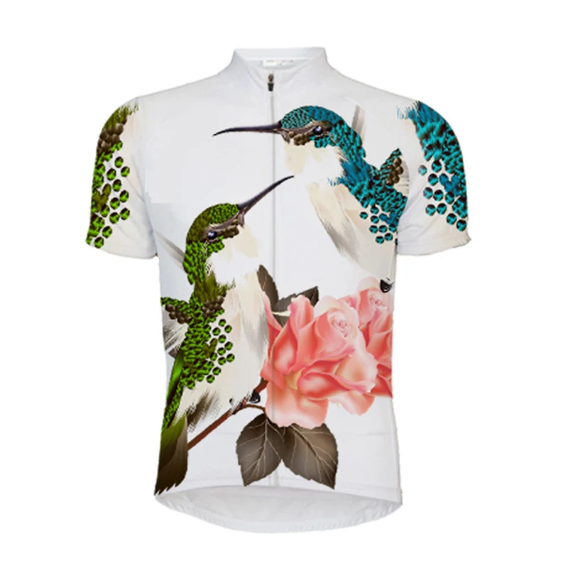 Magpie Women Bike Jersey Summer Cycling T-Shirt Bib Shorts Set Triathlon Mountain Bike Clothes Quick-drying Sweat wicking 