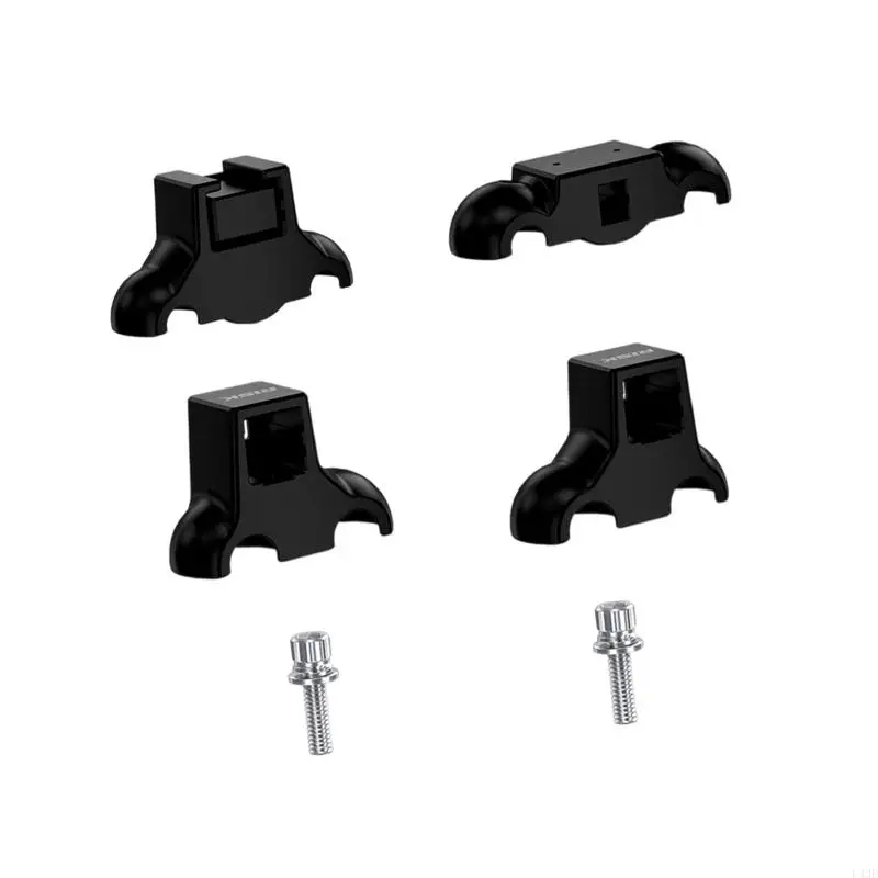 

Plastic Bike Trainer Stabilizer Feet Set Protects Floors for Indoor Cycling