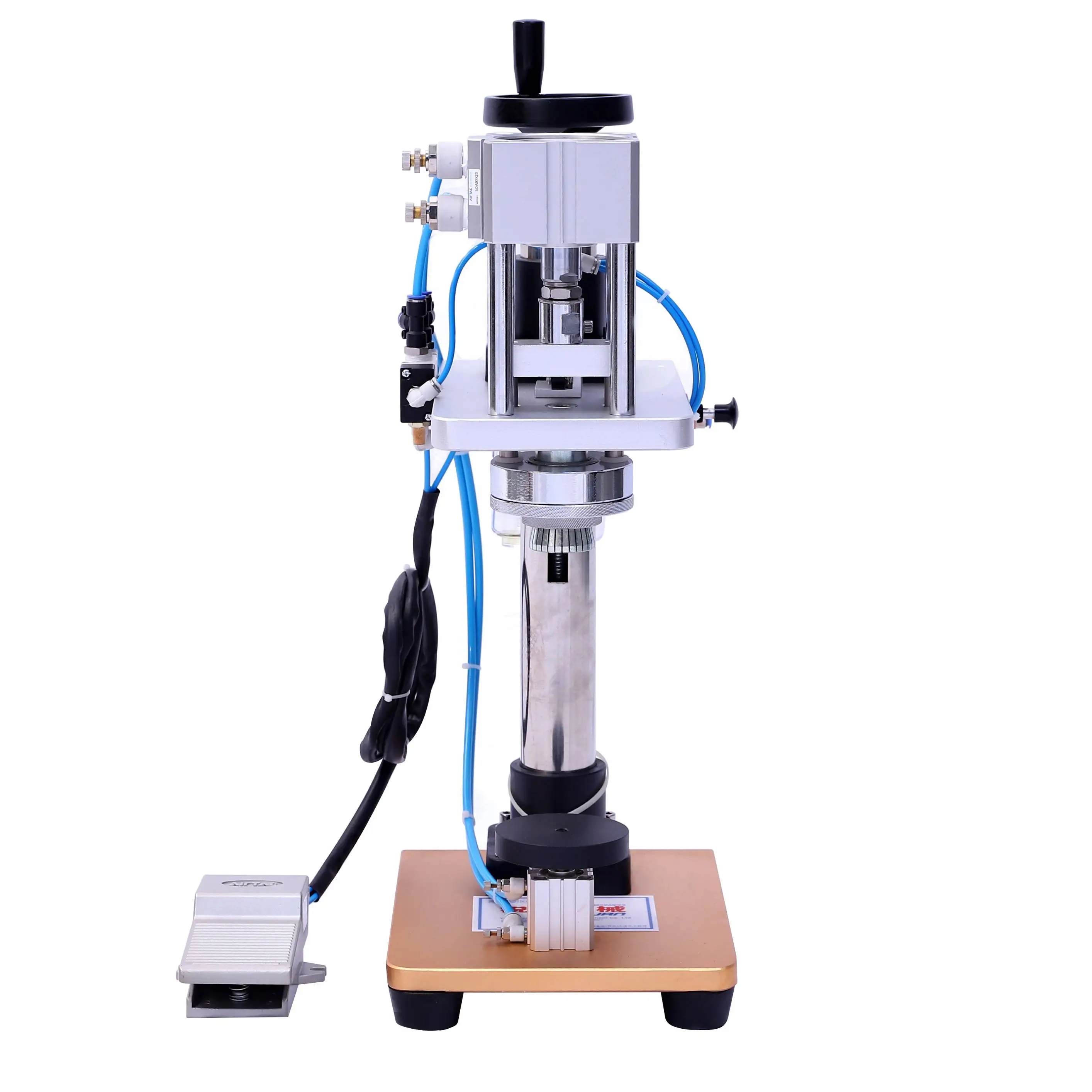 

Manual pneumatic perfume binding machine for production equipment
