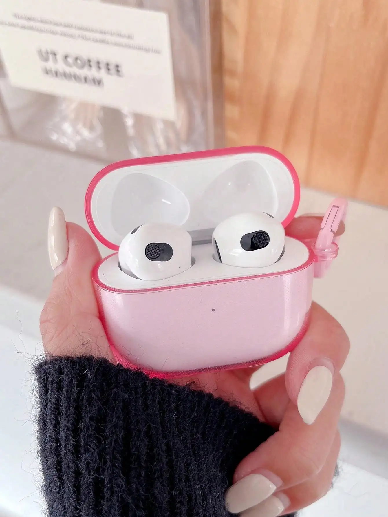 Candy Color Earphone Cover for Airpods Pro 2/Pro Case Crystal Clear Soft TPU Protective Case for AirPods  4 3 2 1 Cover