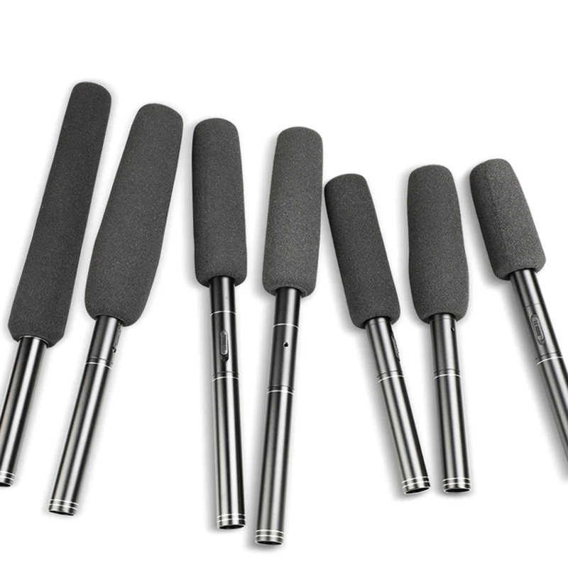 Higher Density Black Sponge Foam Microphone Windscreen Shrinkage Sponge Cover Handheld Stage Mic Windscreen - Image 4