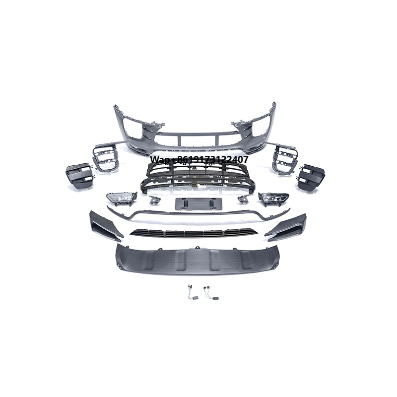 

Runde Hot Sales For 2014-2017 95B.1 Upgrade Turbo Style Front Bumper Assembly PP Material Body Kit Easy To Install