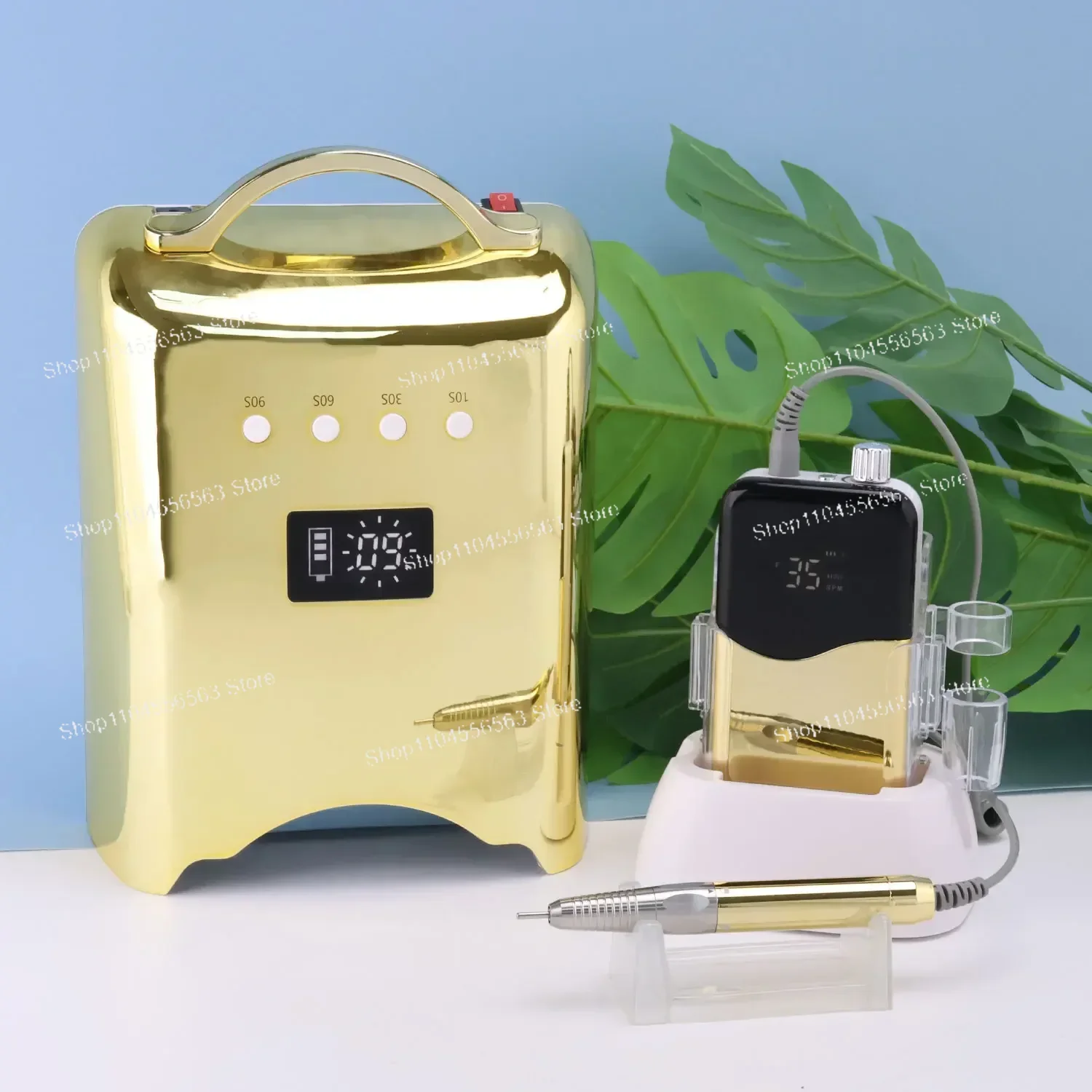 

Профессиональные принадлежности для ногтей, новая цветная перезаряжаемая УФ-светодиодная лампа для гель-лака для ногтей, 78 Вт, мощная беспроводная сушилка для гель-лака для ногтей