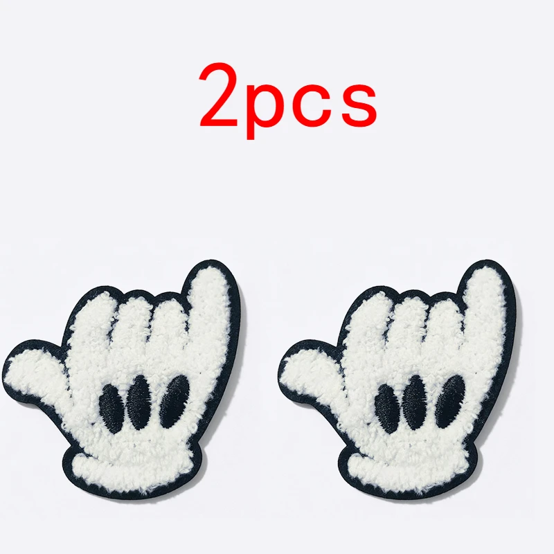Disney Cartoon Mikcey Embroidery Letter Embroidered Patches for Backpacks Anime Patch Stickers & Patches For Children Clothing
