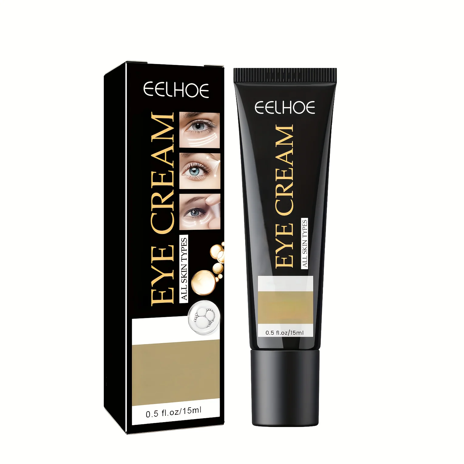 1/2/3PCS EELHOE Eye Cream, Eye Care Cream, Eye Skin Care, Full Face Care Cream, Delicate Cream Texture, Skin Care Products For Men And Women, 15Ml Single Portable, Valentine'S Day Gift.