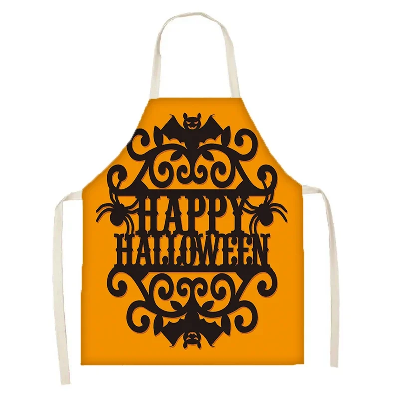 Halloween Decoration Atmosphere Apron Kitchen Unisex Apron Children's Anti-fouling Apron