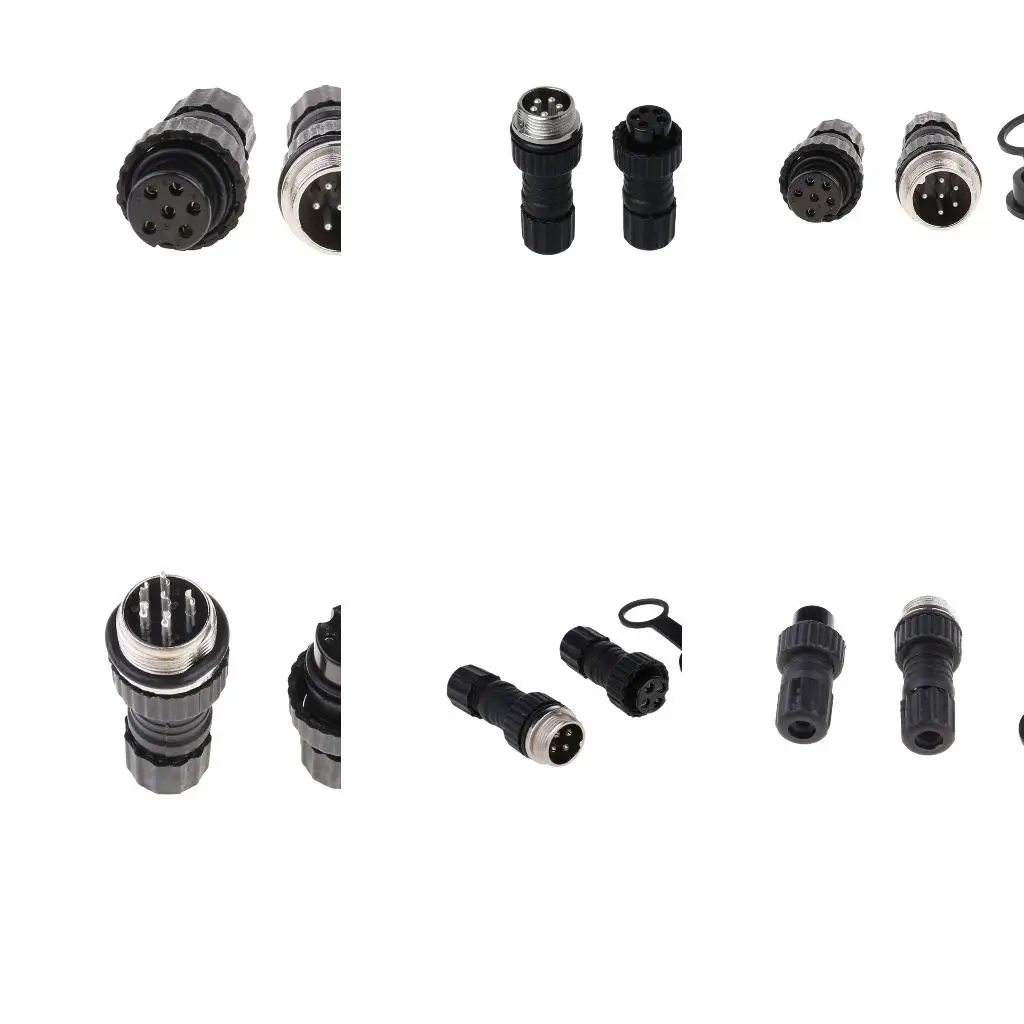 GX16 Waterproof Aviation Connector Plug Socket 2/3/4/5/6 Pin New