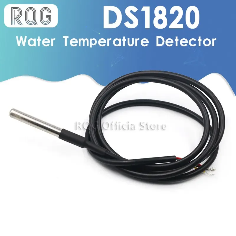 DS1820 Stainless steel package Waterproof DS18b20 temperature probe temperature sensor 18B20 For Arduino