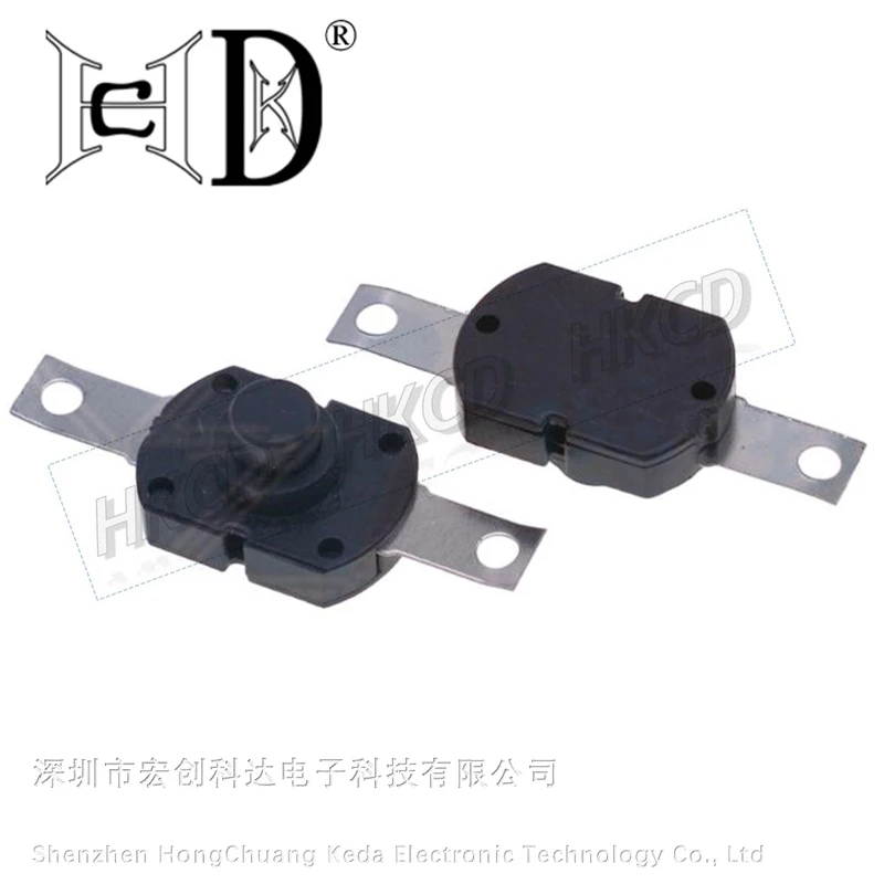5pcs 1712-KD 2 Pin Self-Locking On Off Push Button Switch Solder Lug for Flashlight Torch Small Electronics