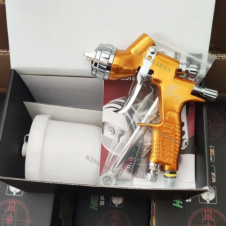 High quality professional auto spray paint painting gun TE20 automotive refinishing air pneumatic hvlp car paint spray gun