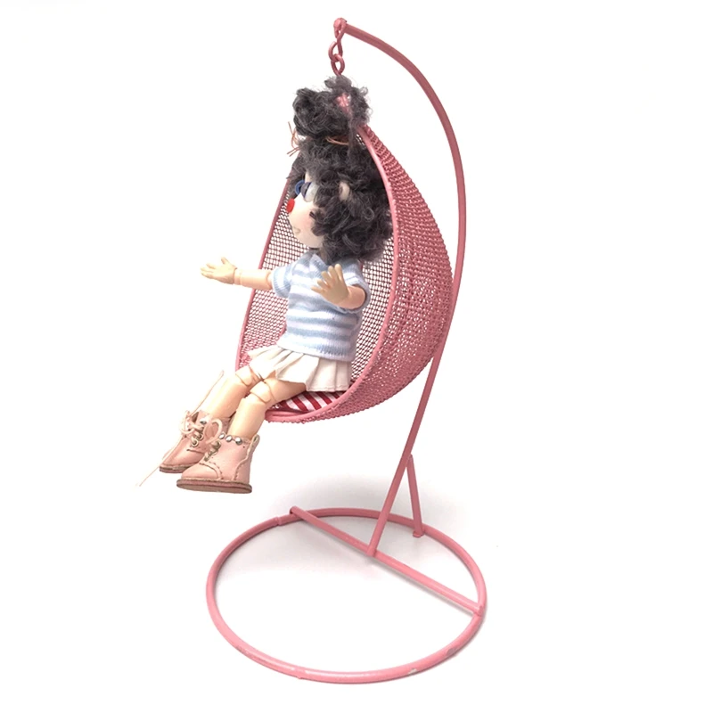 1:12 Dollhouse Miniature Furniture Swing Chair Hammock Doll House Decor Toy