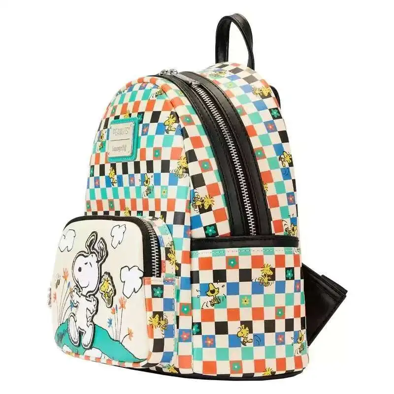 Loungefly Snoopy Cartoon Allover-Print Mini Fashionable Backpack Casual Backpack Children Schoolbag Surprise Children Cute Gifts