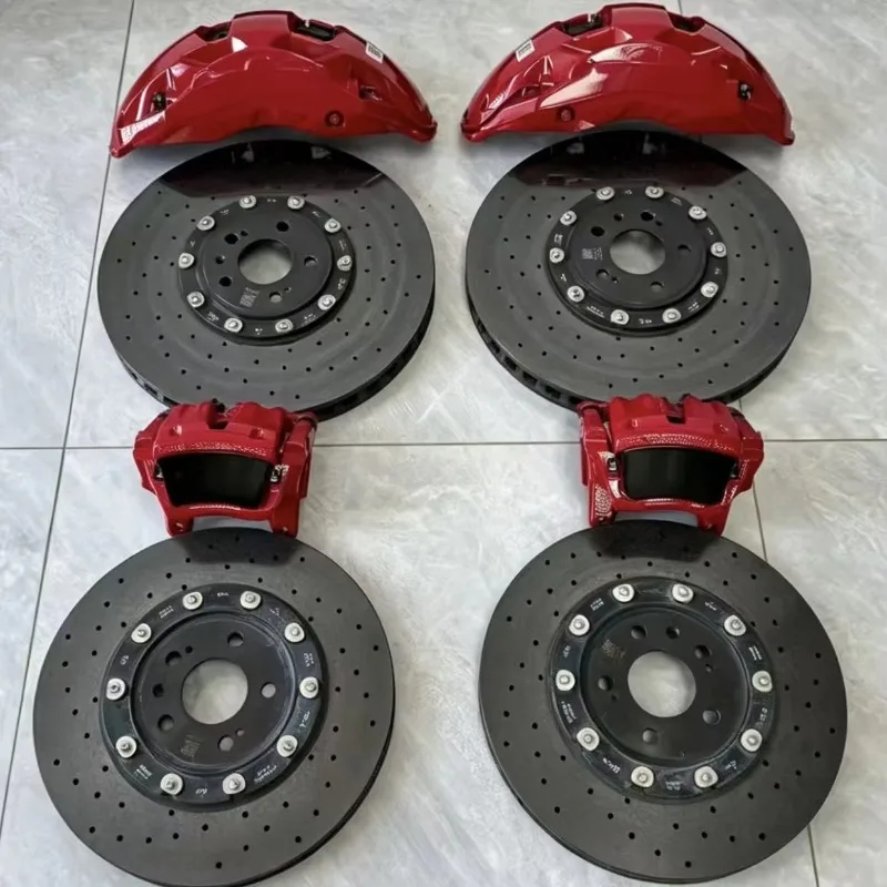 Big Brake Caliper Kit 10-pot 10N Racing Auto Brake System 400-440MM for Porsche 911 718 AUDI RS4 RS6 B5 C7 RS7 A8 GOLF Tesla F36