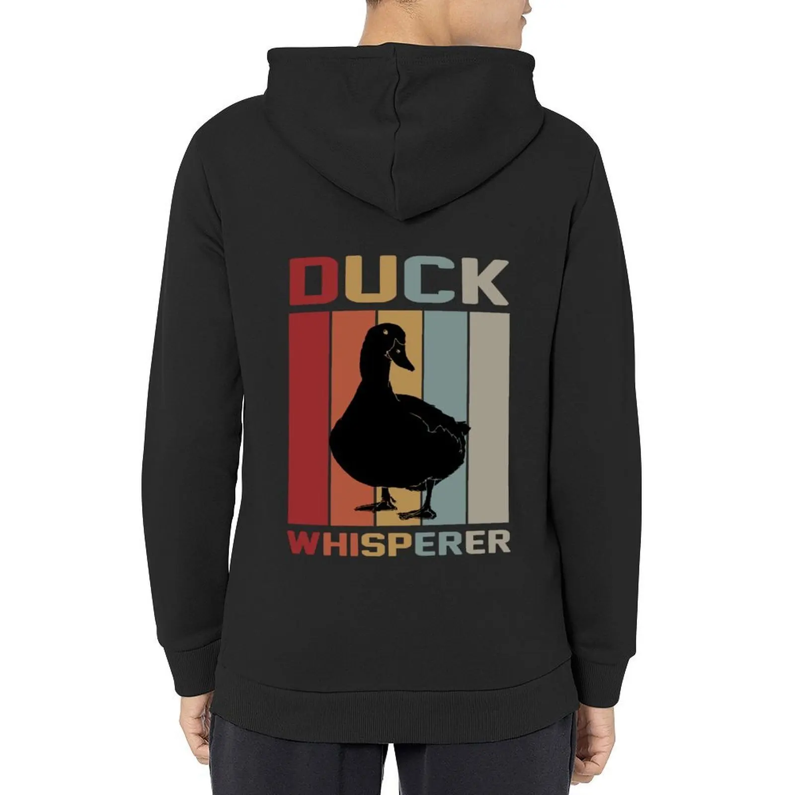 

Vintage Duck Whisperer - Retro Duck Water Bird - Funny Duck Quote for a Lover Hoodie men wear anime clothing man hoodie