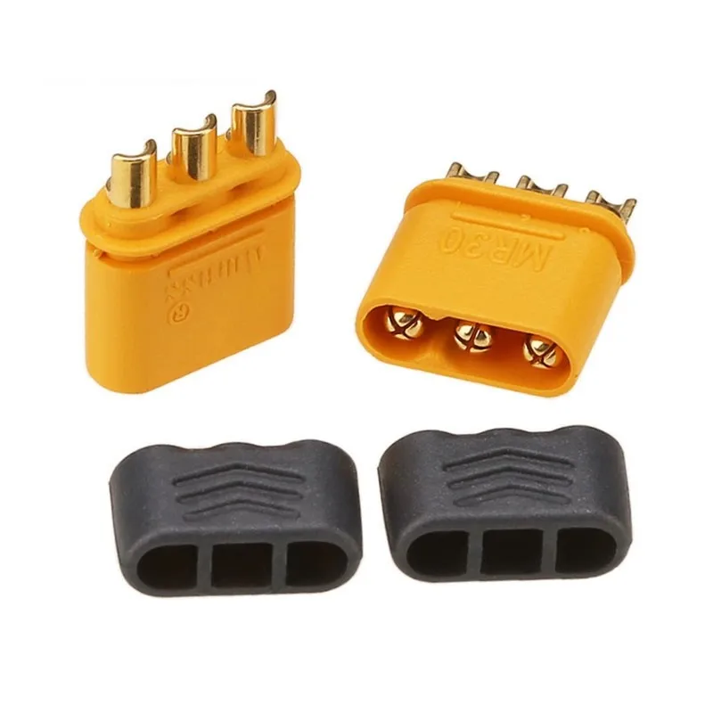 10Pcs Amass MR30 Male Female DC Motor Plug Three Hole Connector