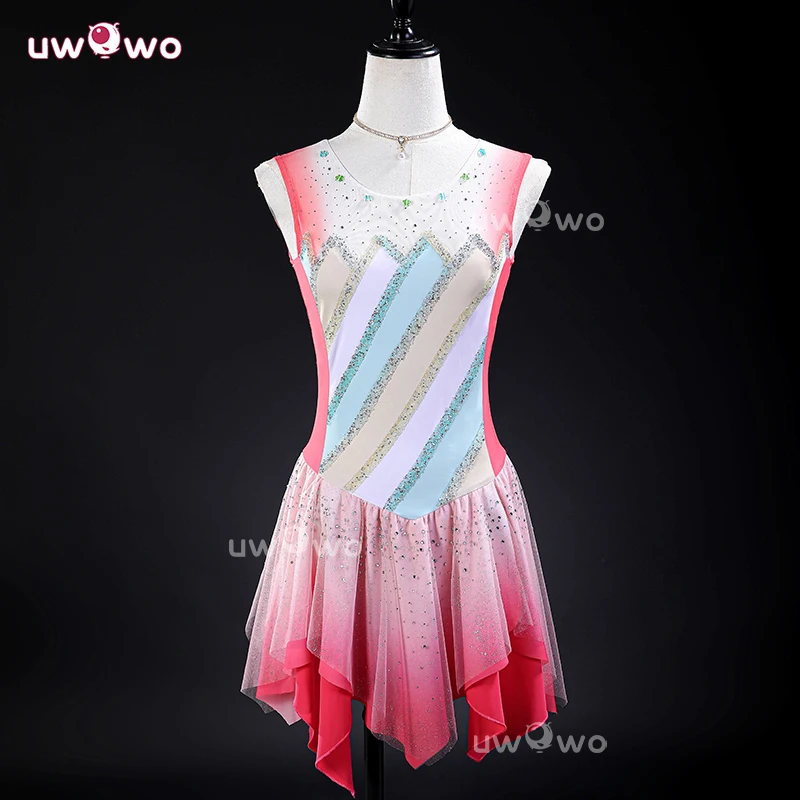 

UWOWO Collab Series: Anime Yuitsukaa Inorii Cosplay Costume Skater Dress S-XL Halloween Costume