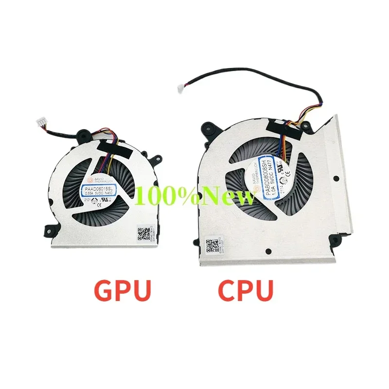 New notebook CPU GPU cooling fan for MSI Samurai 66 GL66 N459 GF66 GF76 MS-1583