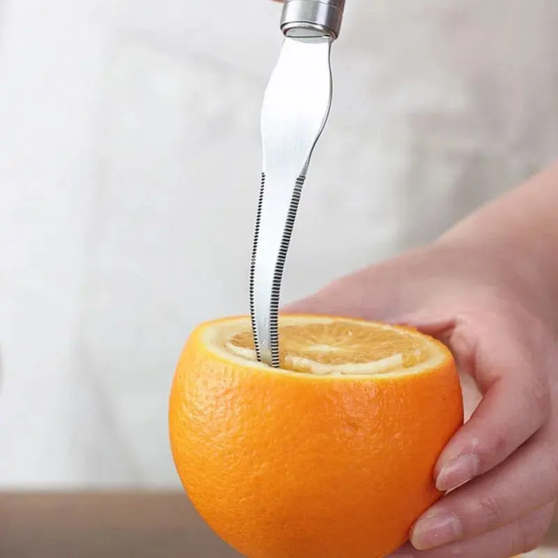 Portable Orange Peeler for Household, Grapefruit Knife, Orange Meat Fruit Tool, Open Orange Meat Separator, Kitchen Gadgets, Cre