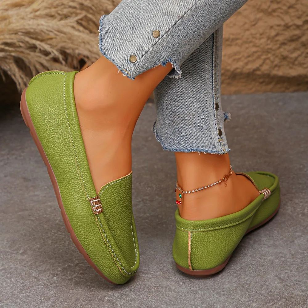 2026 New Women Flats Comfy Casual Shoes Stylish Light Durable Breathable Loafers Slip-On Trend Classic Female Sneakers view 5