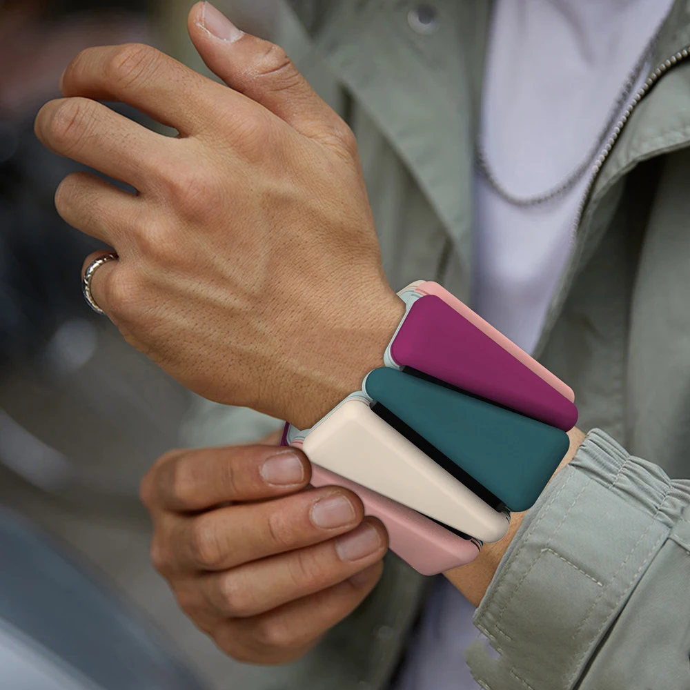 1000 جرام أوزان المعصم للنساء والرجال قابل للتعديل وزن الذراع والساق يمكن ارتداؤها سوار مرجح لليوجا والجري وتدريبات صالة الألعاب الرياضية