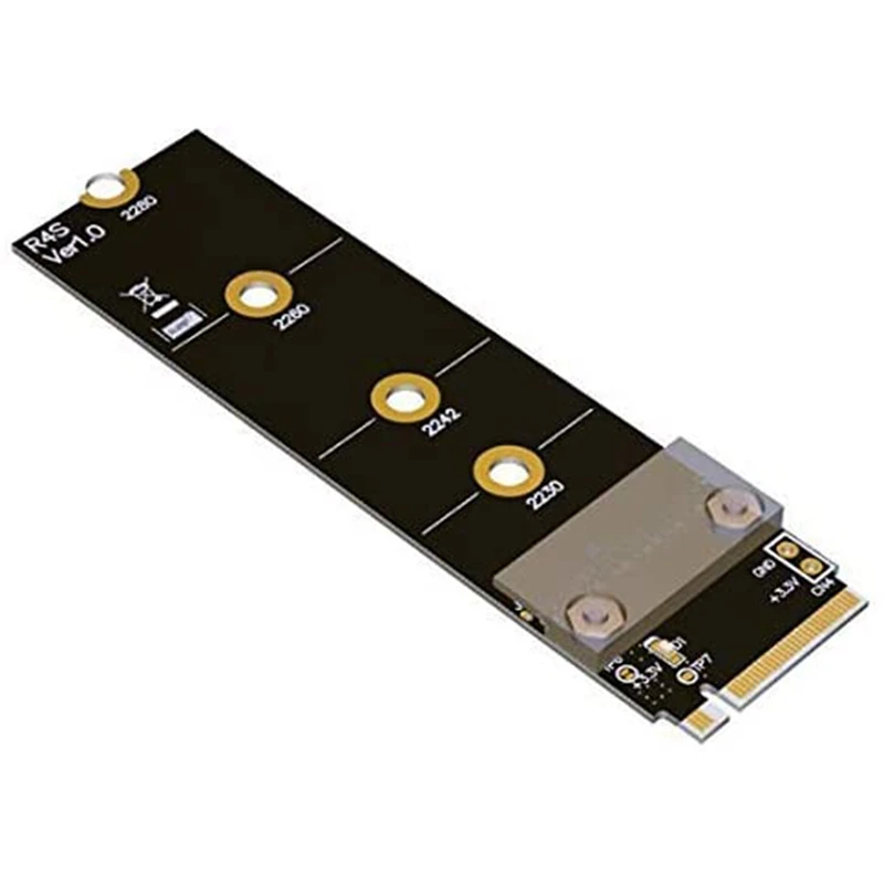 Удлинительный кабель R43SR M.2 NGFF Nvme Key M к PCIE X16, адаптер Riser для видеокарты 16X PCI-E для M.2 2230 2242 2260 2280