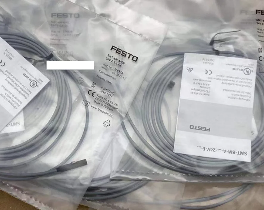 

Новый оригинальный магнитный переключатель FESTO SMT-8M-A-PS-PS-E-E-2.5-OE 574335