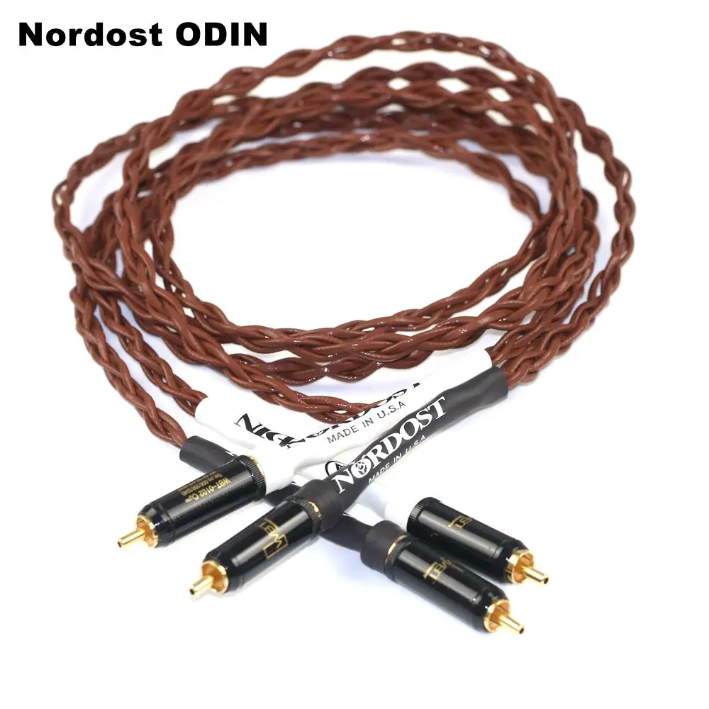 

Nordost ODIN OCC Plated Sterling Silver 4 8-core HiFi audio cables hi-end Grade 2RCA power amplifier CD connection cable