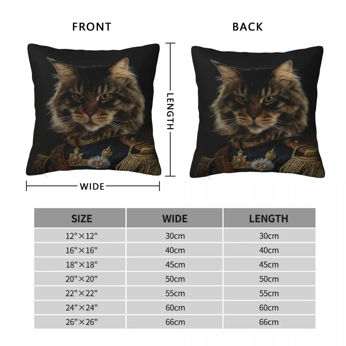 Customized Pet Portrait Square Pillowcase Polyester Linen Velvet Printed Zip Decor Home Cushion Case