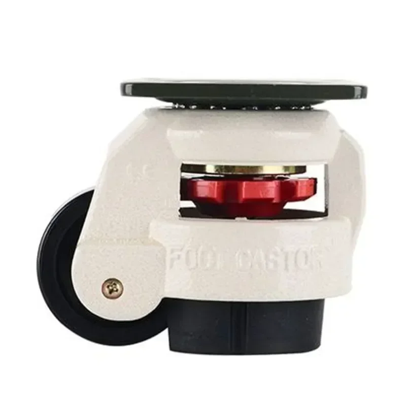 1pcs GD-40F/60F/80F LOAD 500KG Foma Wheel Adjustment Casters,Flat Support Heavy Duty Lndustrial Casters