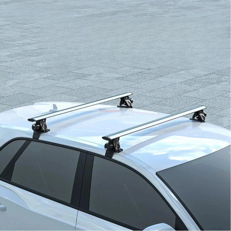 1 Pair of Car Luggage Rack Crossbar Roof Rack Universal 1.3-1.4m Single Maximum Load Capacity of 100KG Roof Luggage Crossbar