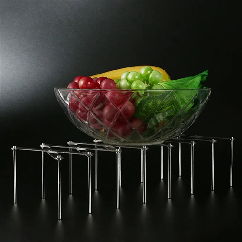 Practical-Steaming Rack Adjustable Dish Drying Racks Draining Board Kitchenware Pot Holder Rack Hanging Outdoor Grilling