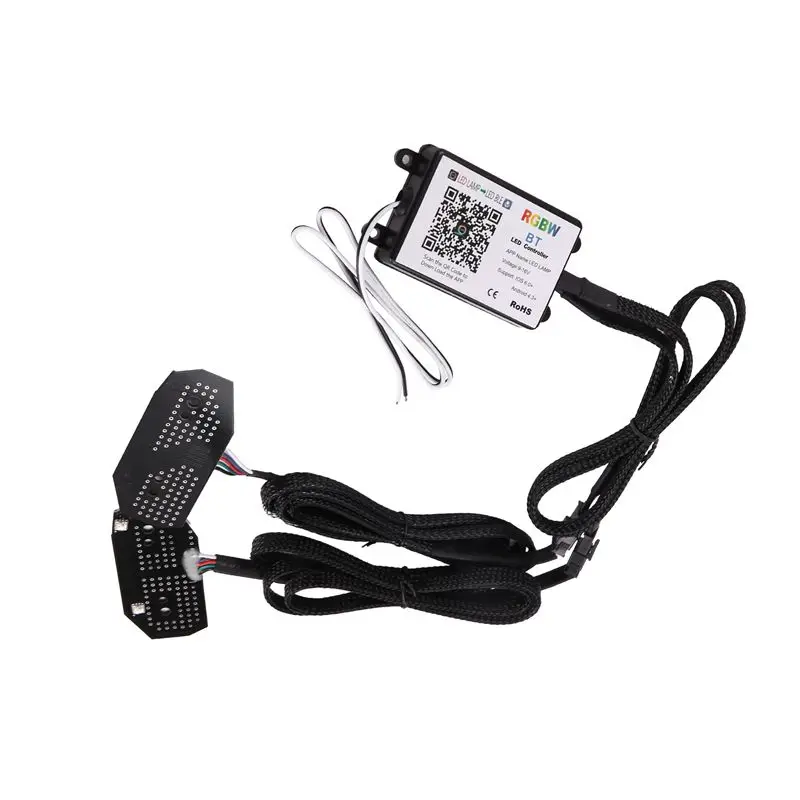 

N26R-Bluetooth Control RGBW Multicolor LED DRL Board Light Kit Daytime Running Lights For Ford Mustang 2013-2014