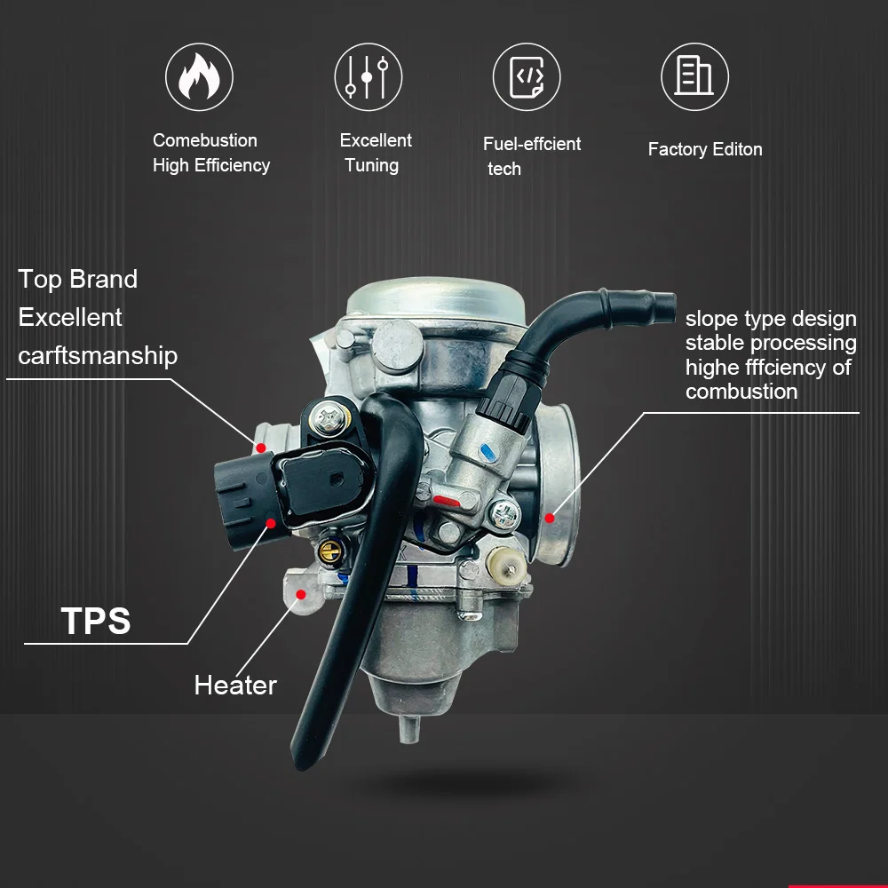 For Honta Titan CBF150 CBF180 CB150 GL150 27mm 29mm Motorcycle Carburetor Sensor Electric Heating TPS Carb