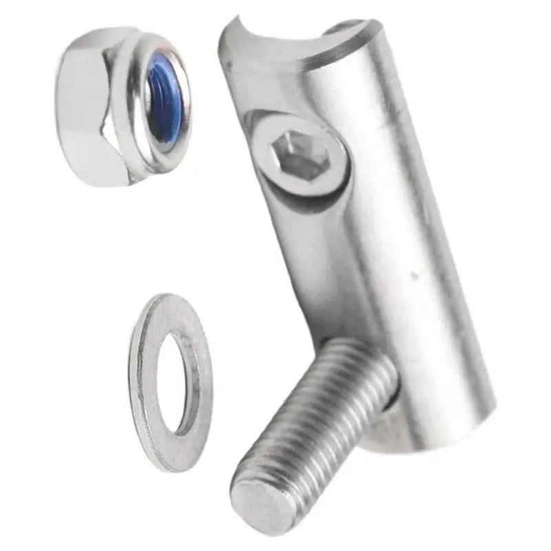 ABHS-Road Bike Front Derailleur Extender Stainless Steel Adapter For R8000 R7000 R9100 Bicycle Chainring Conversion Upgrade