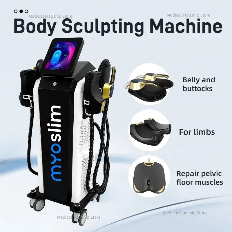 

Professional Nova EMS MYOslim Neo 6500W High Power 4 RF Handles Hi-emt Body Sculpt EMS Muscle Stimulate Best Selling Machine