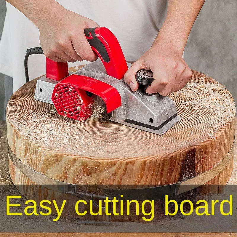 Xk Electric Wood Planer Cutting Board Plane Portable Electric Planer Woodworking Household Small Electric Plane