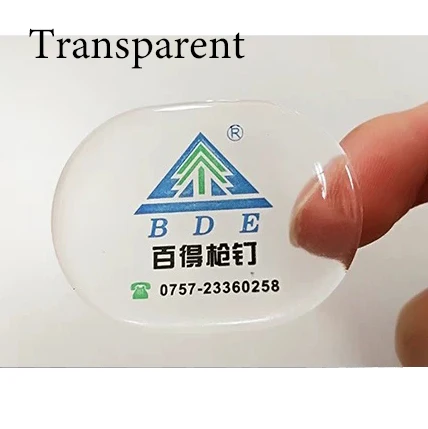 Custom Dome Resin Sticker 3D Gel Business Logo Waterproof Crystal Label Brand Personalized Vinyl Self-adhesive Packaging DIY