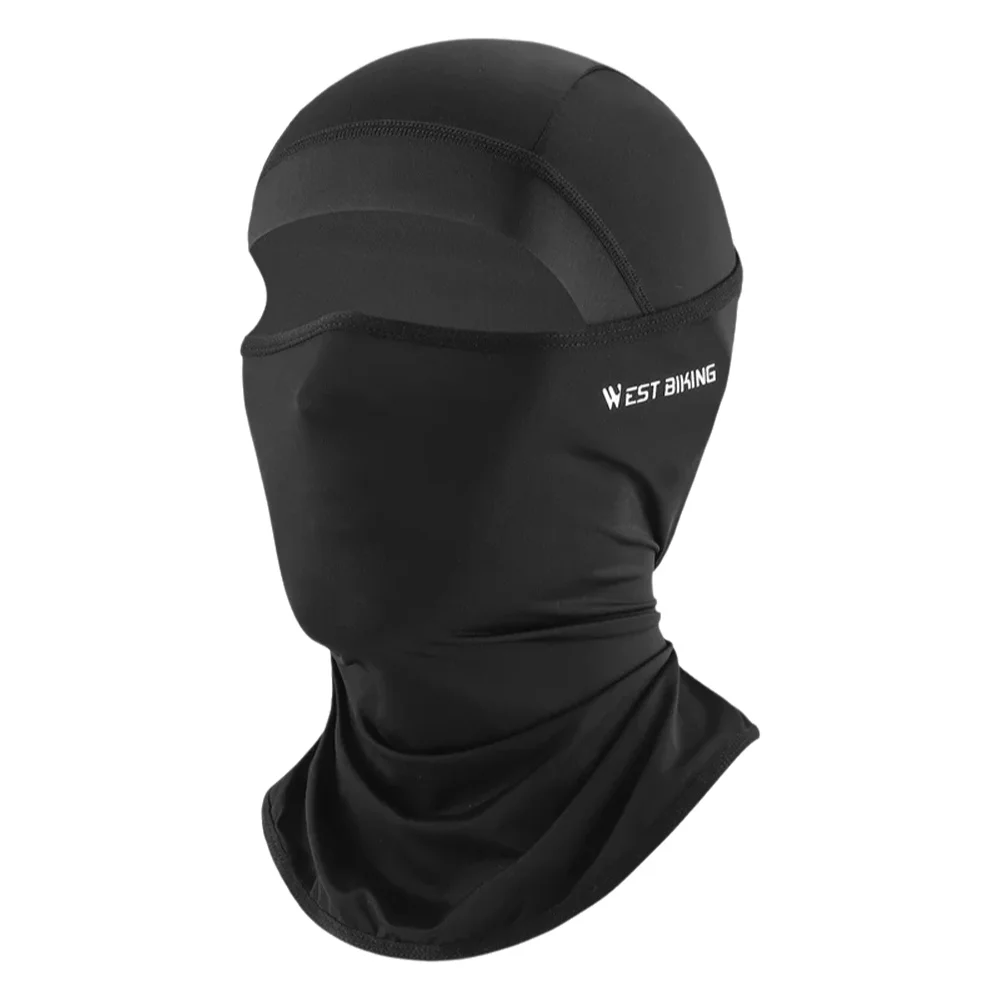 AliExpress West Biking WEST BIKING Full Face Mask Sunscreen Ice Silk UPF50 UV Protective Breathable Quick Dry Helmet Lining Neck Gaiter for Cycling