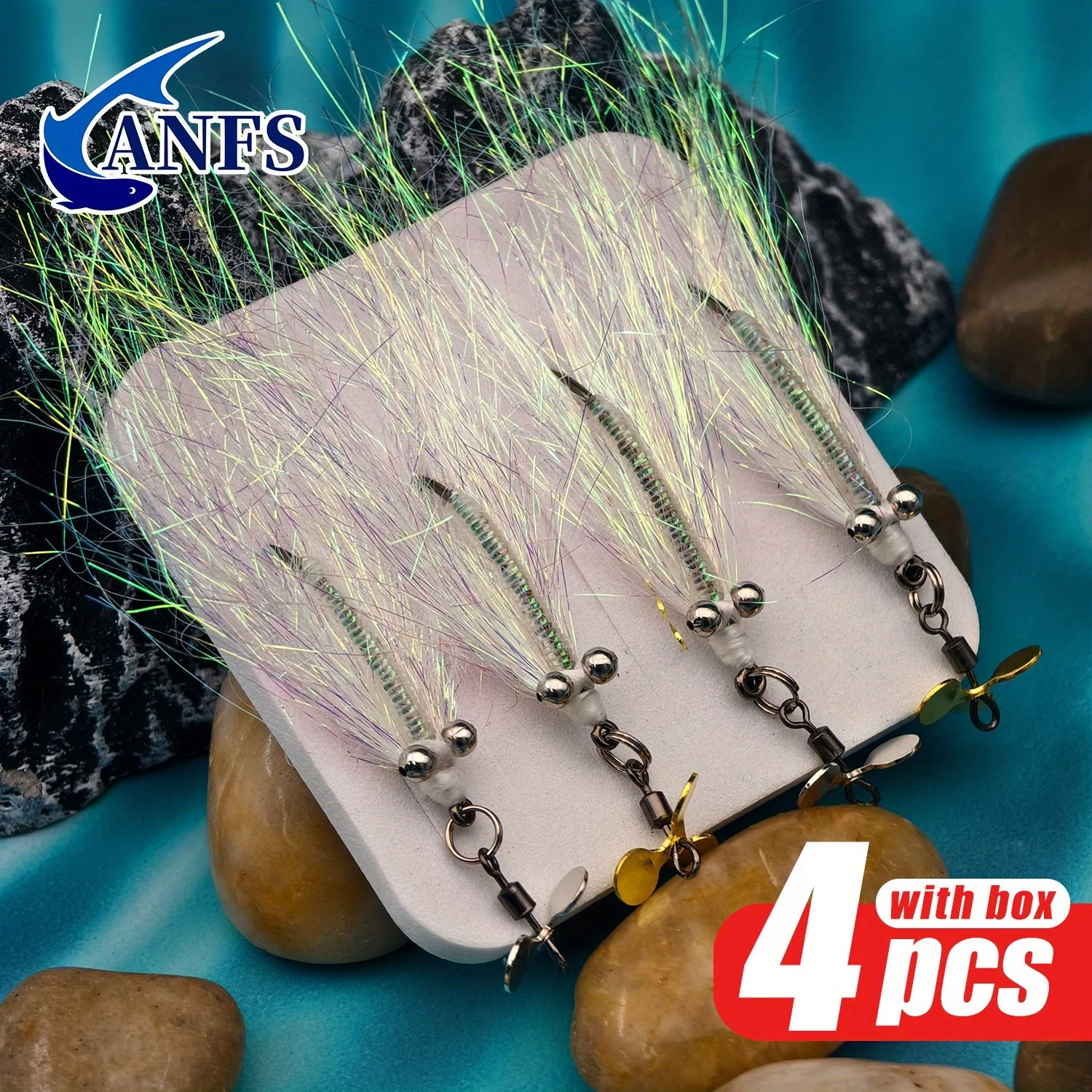 Anfs 4Pcs /Box Fly …