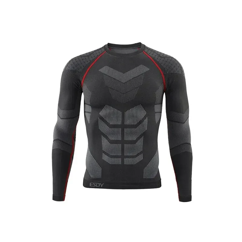 Men Sports Tactical Underwear Sets Fitness Running Tracksuits Breathable Quick Drying Clothing Sweatwicking Sports Clothing