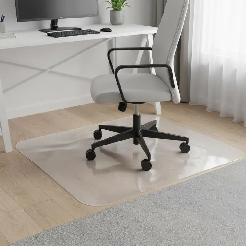 Bodenschutzmatte für Laminat und Teppich – Langlebiges Kunststoffmaterial mit rutschfester Oberfläche und rutschfester Rückseite