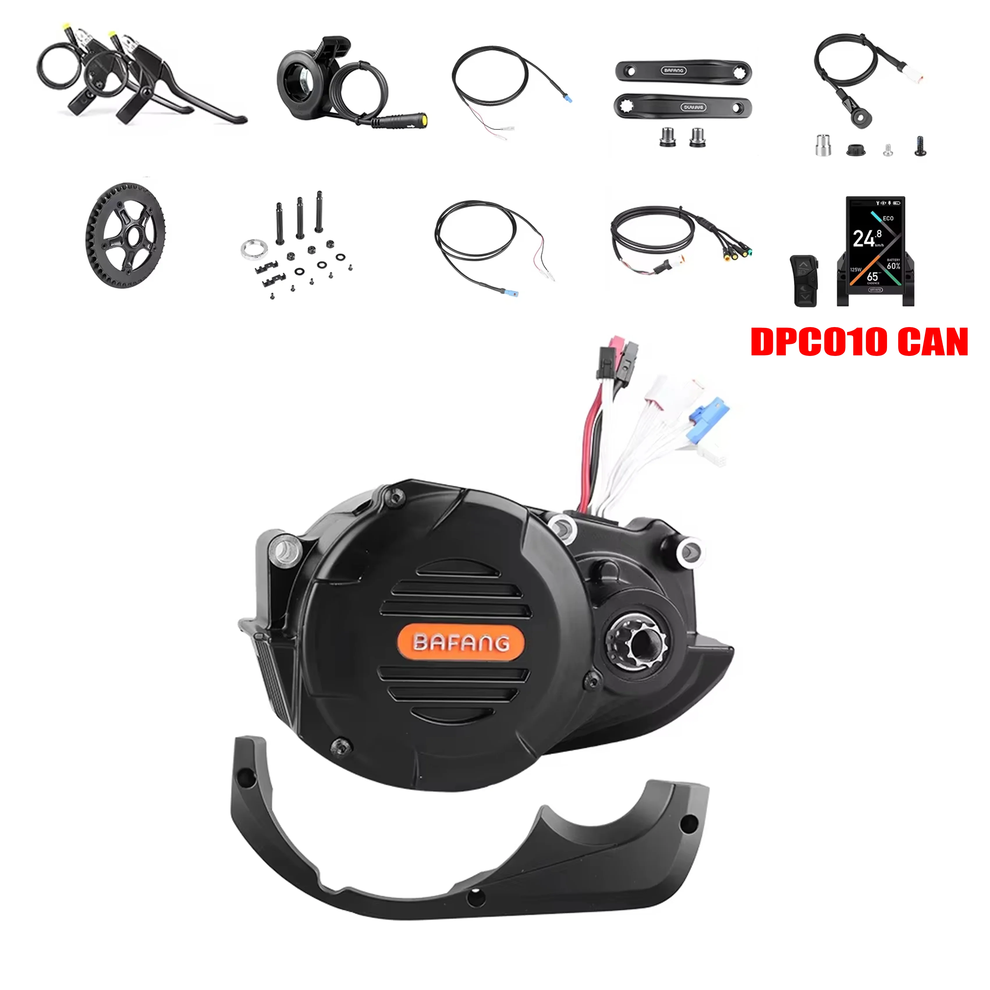 

Bafang M620 G510 48V 52V 1000W Mid Drive eBike Motor Electric Cargo Bicycle Conversion Kit with DPC010 CAN Display