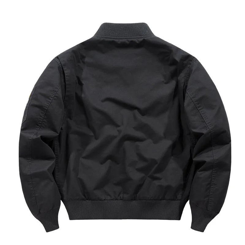 Men's Flight Suit Work Jacket, Retro Street Baseball Jacket, Casual Top, Loose Fit, Versatile Outerwear