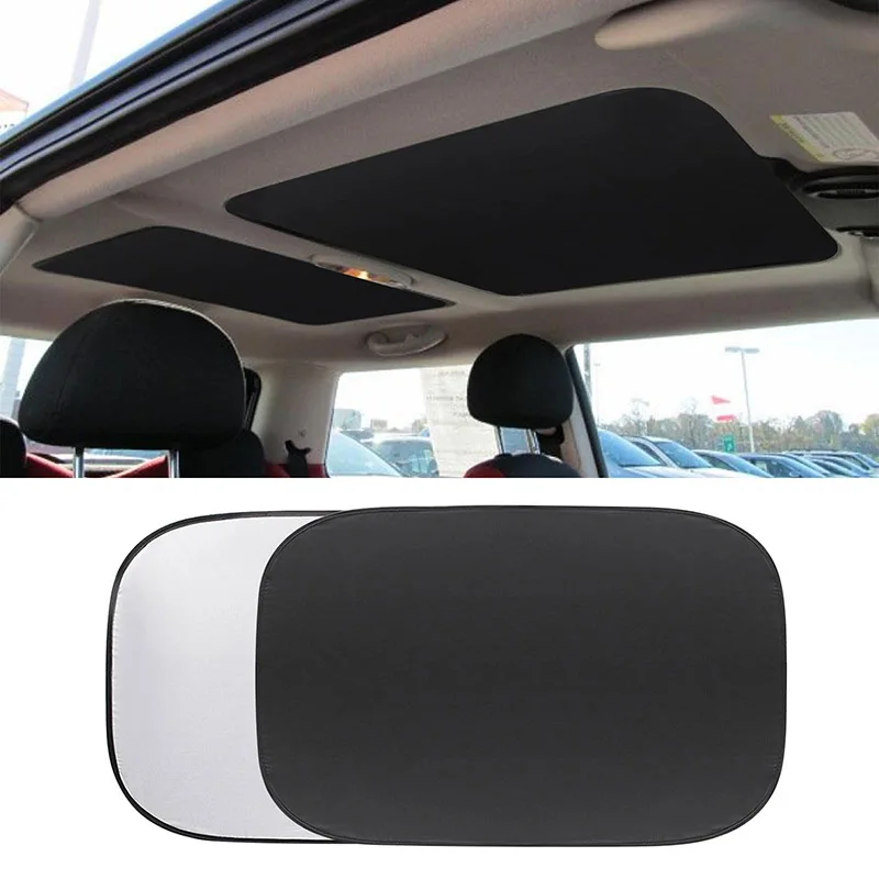 Foldable Mini Car Windshield Sun Shade, Portable Panoramic Sunroof Sun Visor Car Sunshade Curtain {Model} 2010-2025 Heat Insul.