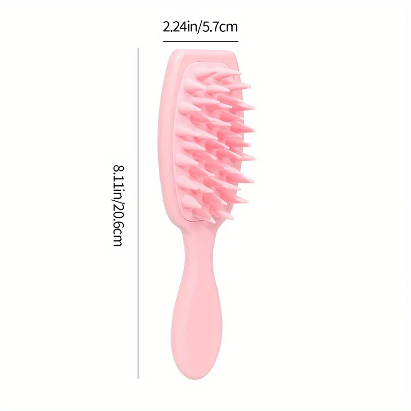 Silicone scalp massager shampoo brush shower brush, soft silicone brush for hair cleaning, skin exfoliation, scalp massage